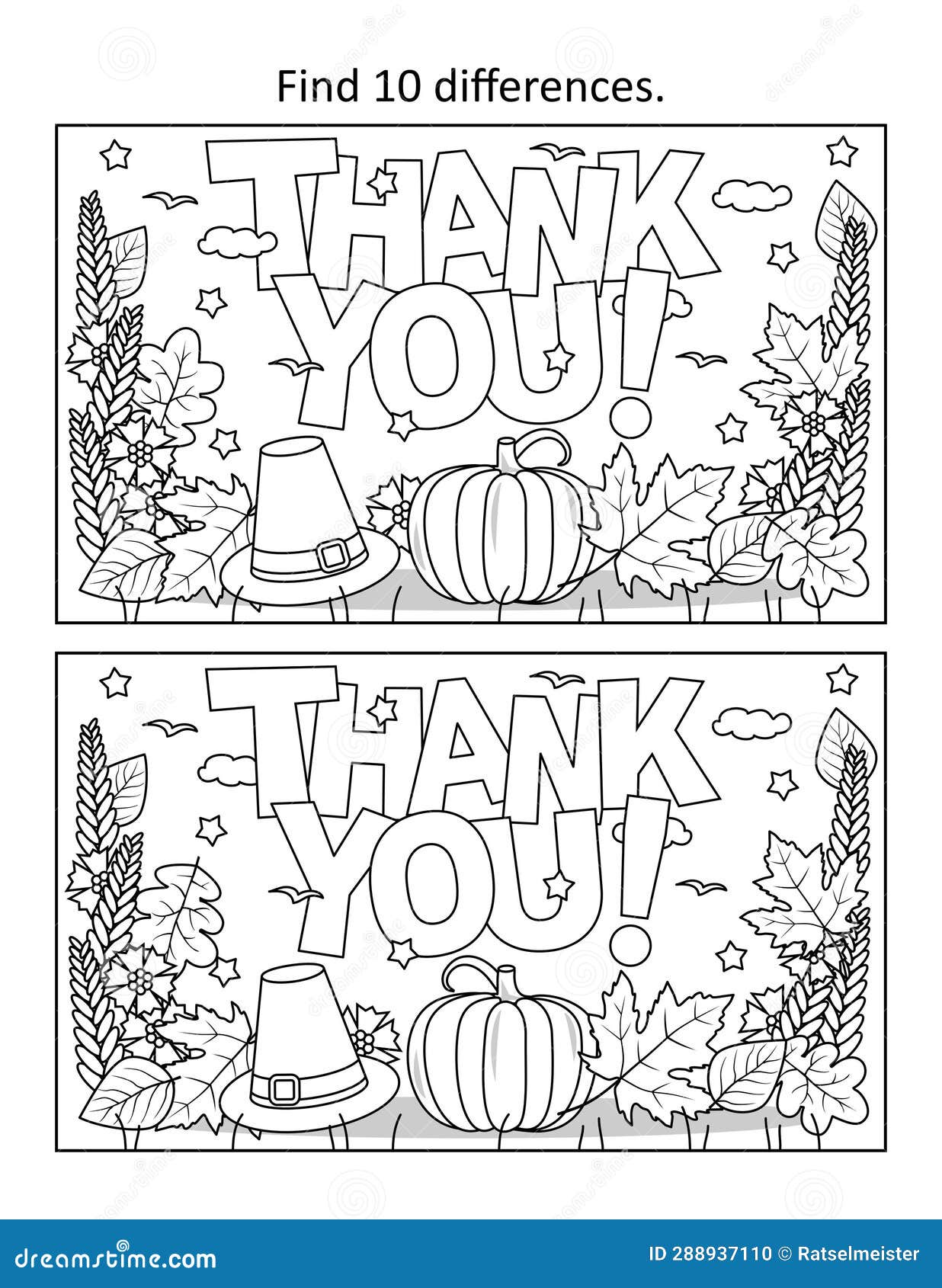 Spot difference thanksgiving stock illustrations â spot difference thanksgiving stock illustrations vectors clipart