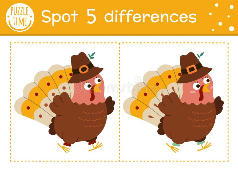 Thanksgiving find differences stock illustrations â thanksgiving find differences stock illustrations vectors clipart