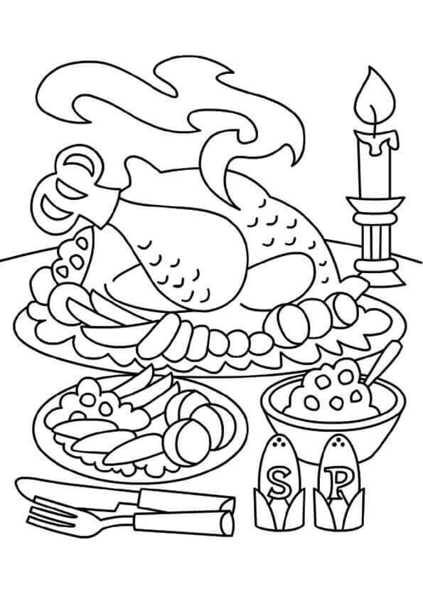 Thanksgiving coloring pages