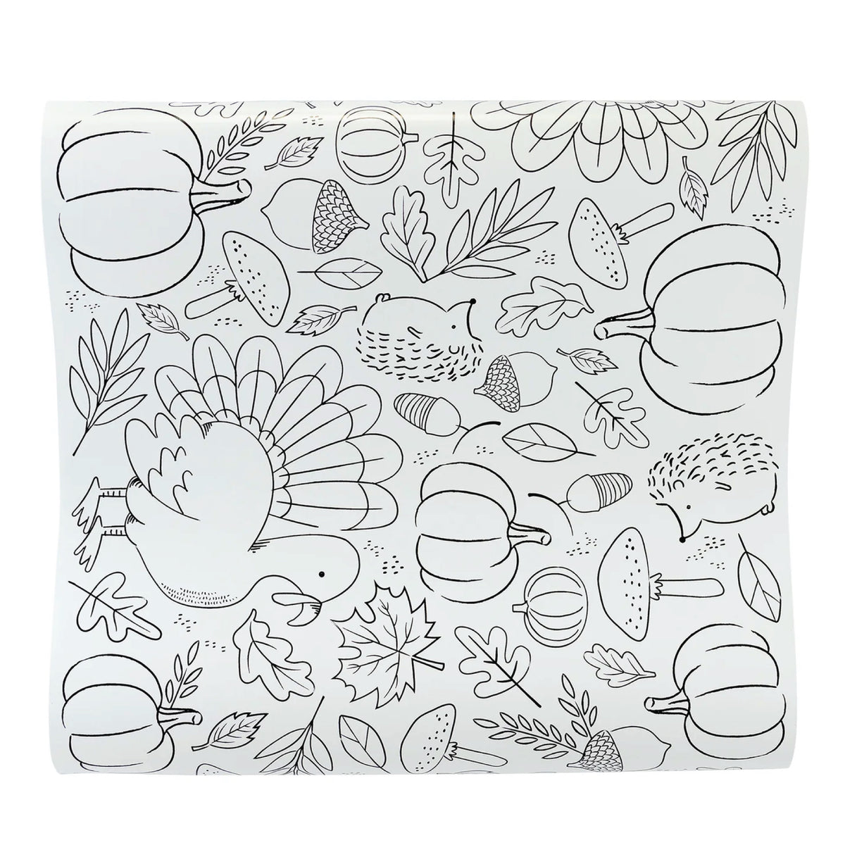 Thanksgiving coloring paper table runner ft the party darling