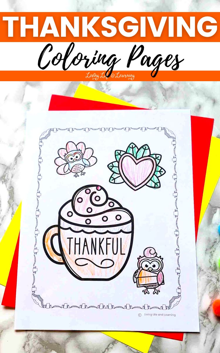 Thanksgiving coloring pages