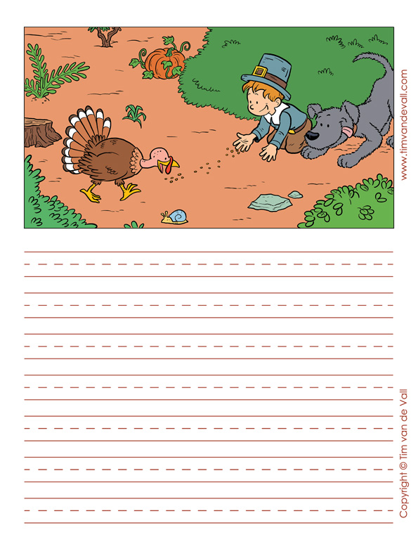 Thanksgiving writing paper templates â tims printables