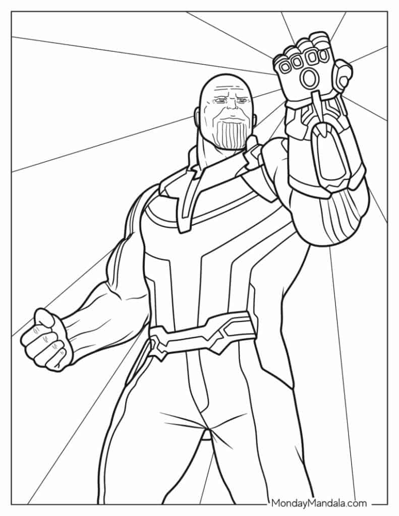 Marvel avengers coloring pages free pdf printables