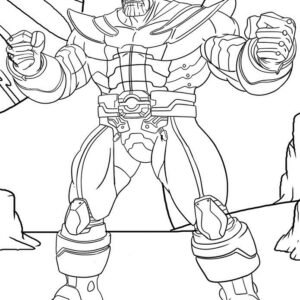 Thanos coloring pages printable for free download