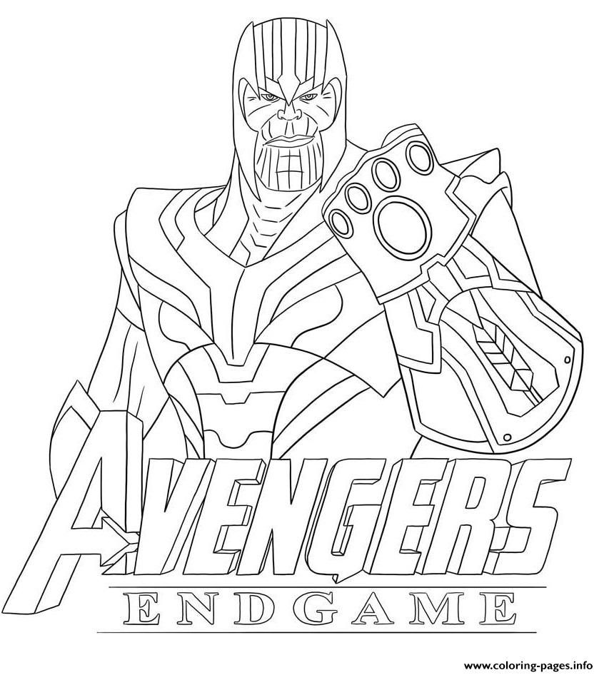 Download or print this amazing coloring page thanos avengers endgame skin from fortnite coâ vingadores para colorir desenho dos vingadores pãginas para colorir
