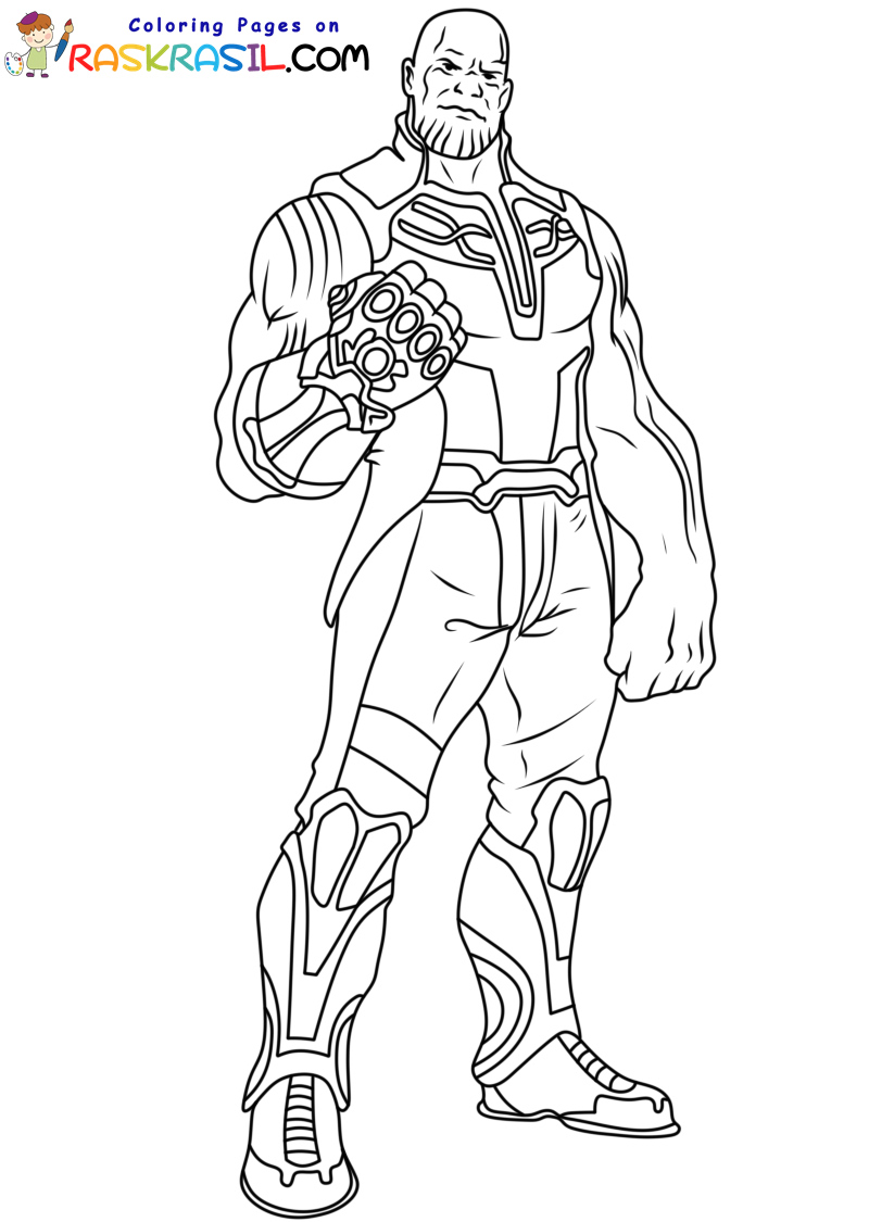 Thanos coloring pages