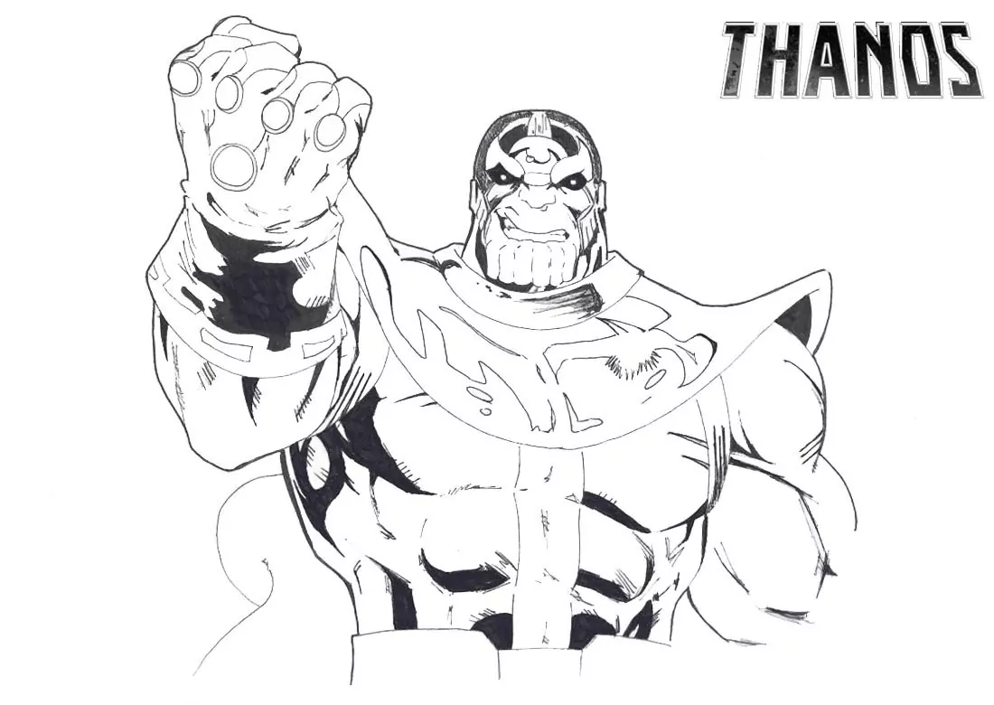 Thanos malvorlagen
