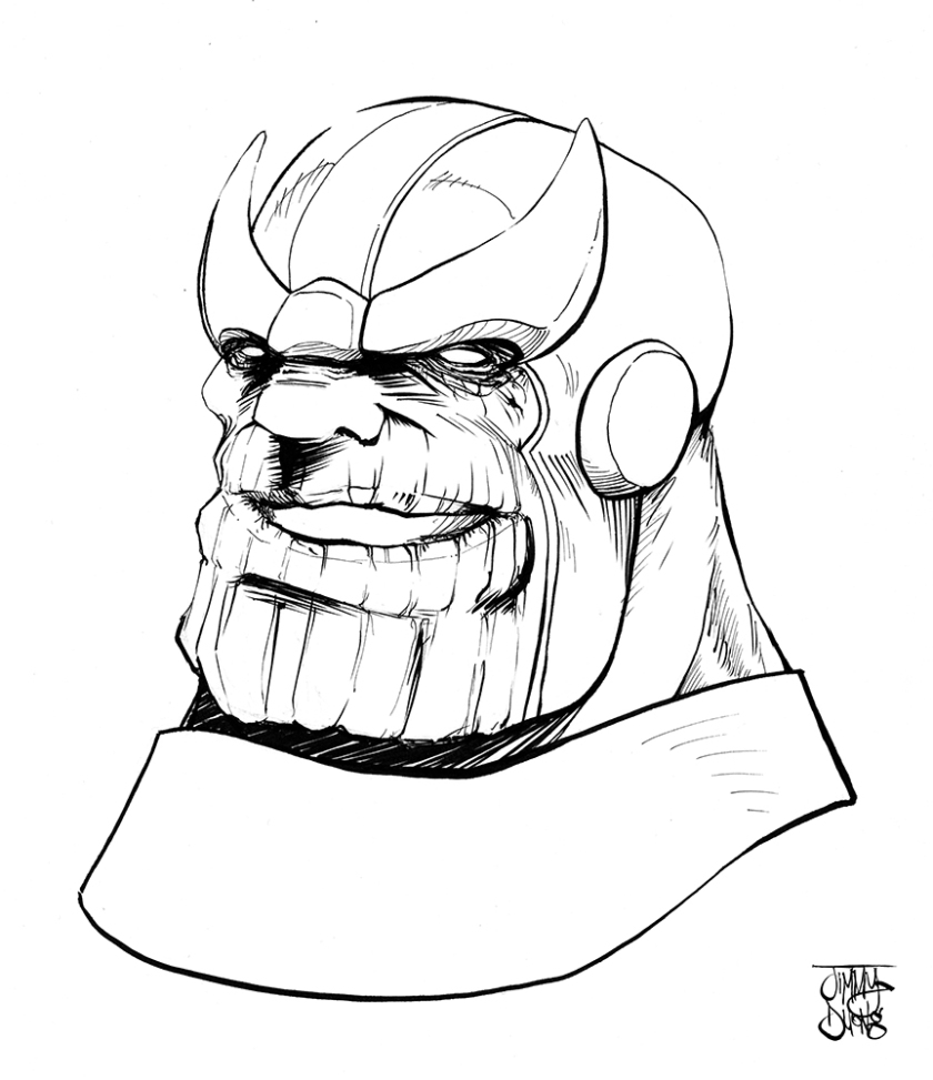 Thanos portrait â image by jimmy