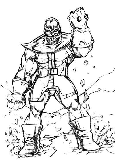 Updated avengers coloring pages