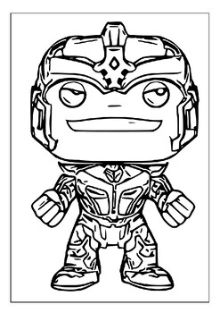 Printable thanos coloring sheets unleash artistic marvel magic tpt