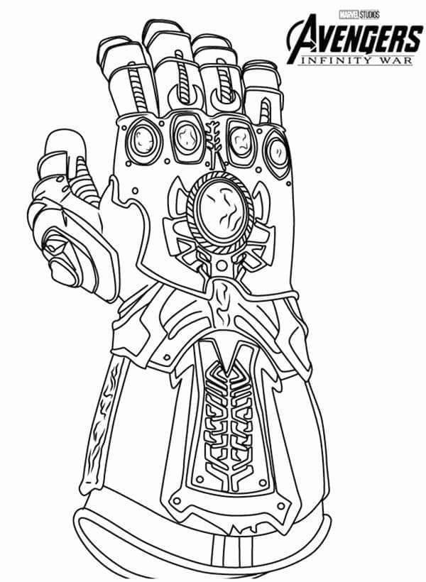 Thanos in marvel ics coloring page