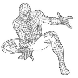 Spiderman coloring pages printable for free download