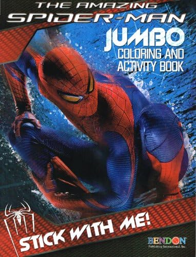 Marvel the amazing spiderman coloring and activity book pcs