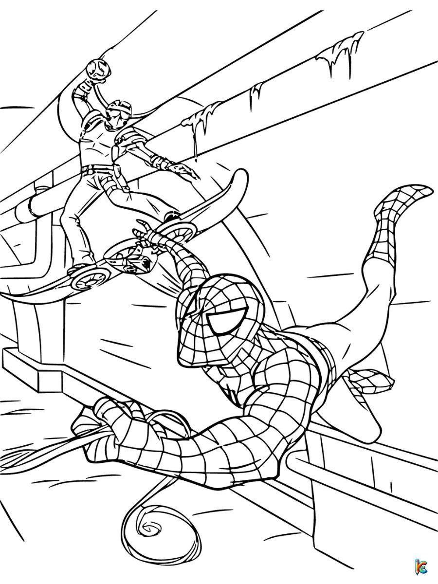 Spiderman coloring pages â