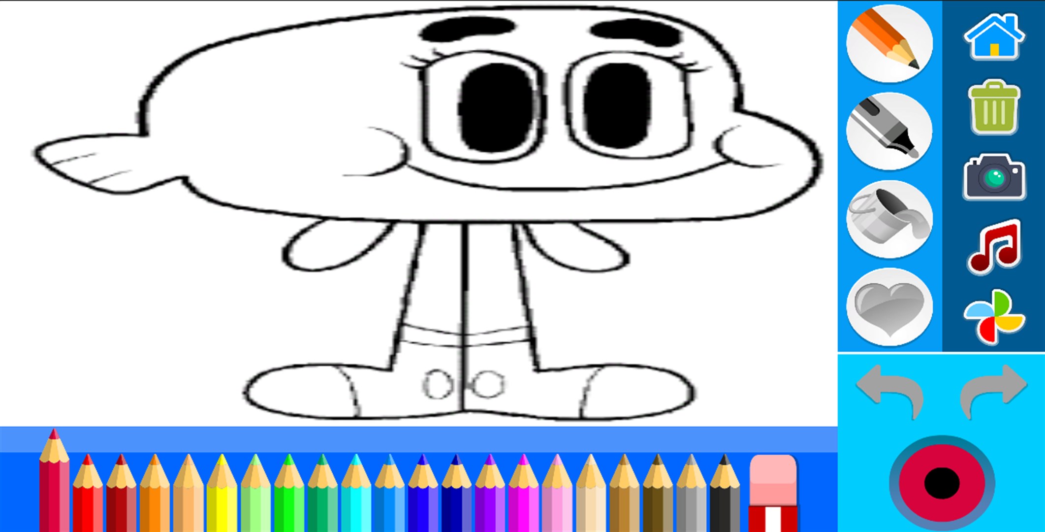 Gumball coloring book