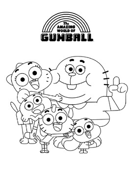 Gumball coloring bookgumball coloring pages