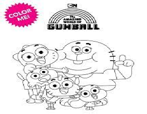 The amazing world of gumball coloring page by wreny on