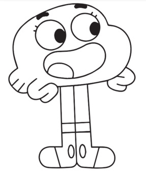 The amazing world of gumball coloring book by creativity without borders