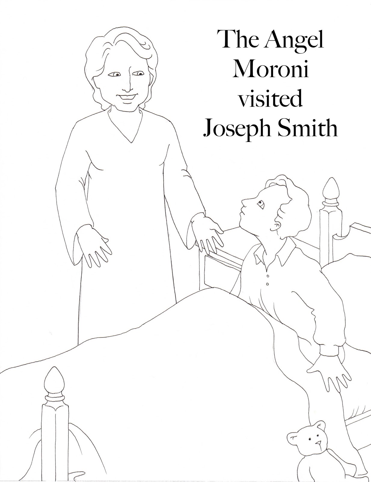Susan fitch design moroni visits joseph coloring page