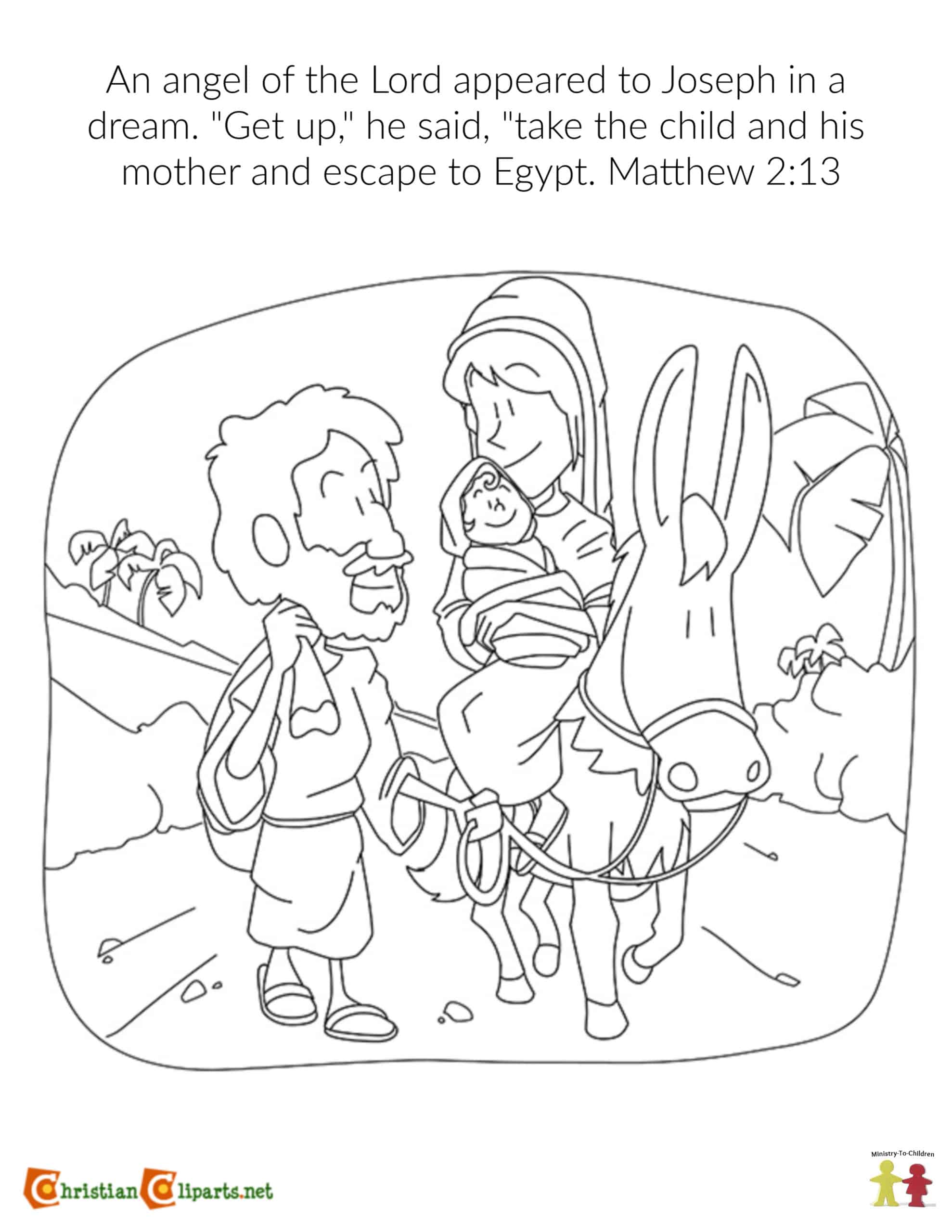 Mary and joseph the birth of jesus sunday school lesson for kids