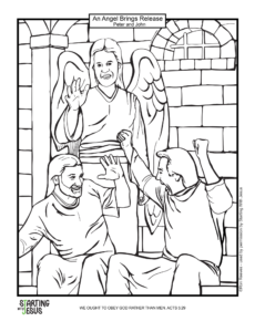 Coloring page starting with jesus
