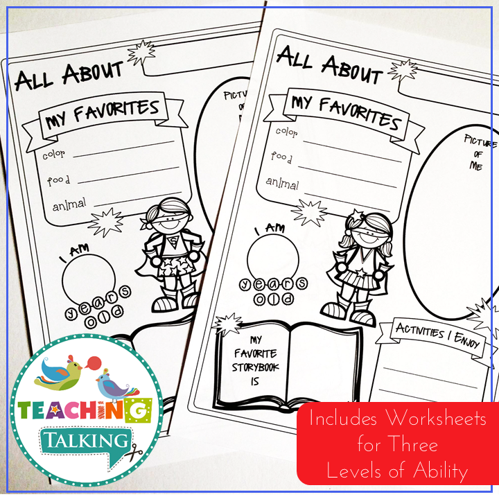 Superhero all about me worksheets and coloring pages
