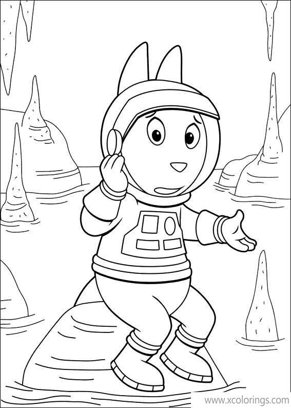 Backyardigans coloring pages austin needs help