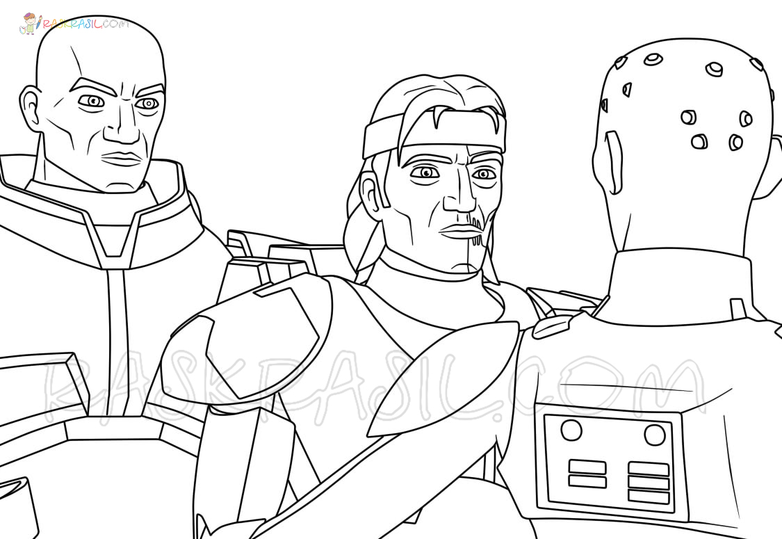 Star wars the bad batch coloring pages new pictures free printable