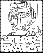 Printable star wars coloring pages