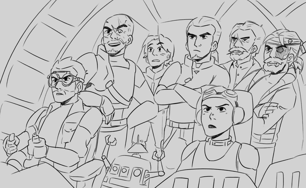 Just doodlen â do the bad batch ever go on missions with the