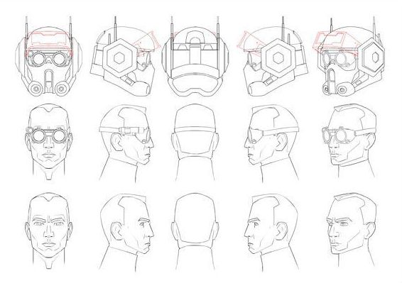 Bad batch clone force clone trooper character sheet line drawing