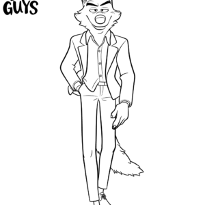 The bad guys coloring pages printable for free download