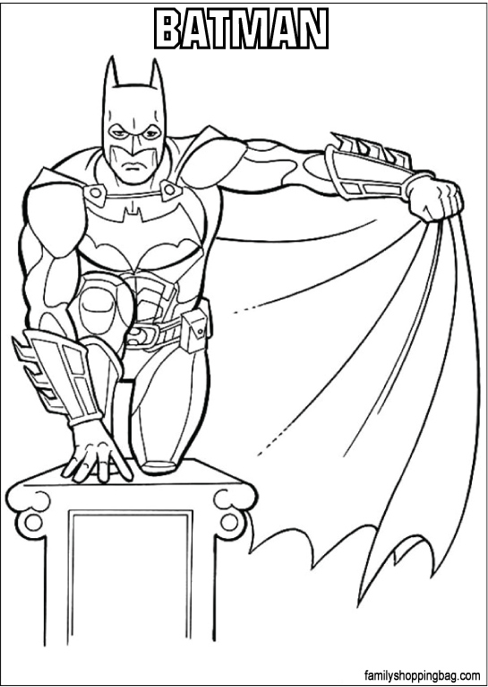 Batman coloring page