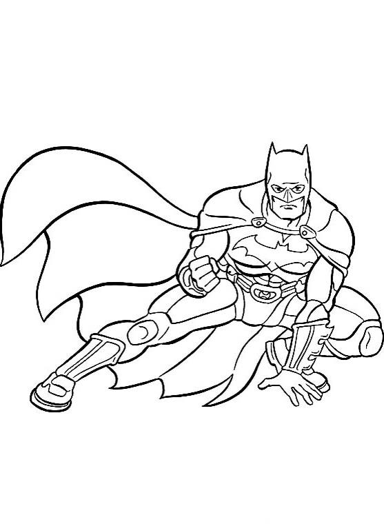 Batman colouring book pages