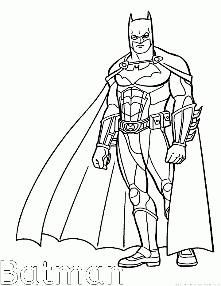 Batman coloring pages