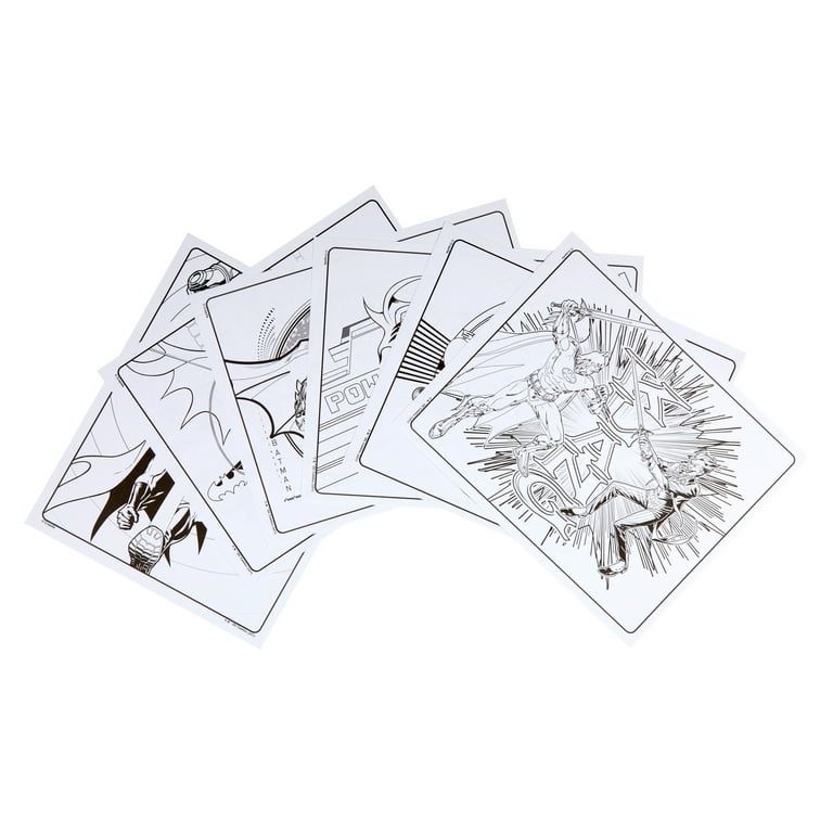 Crayola batman coloring book pages pages poster gift for teens