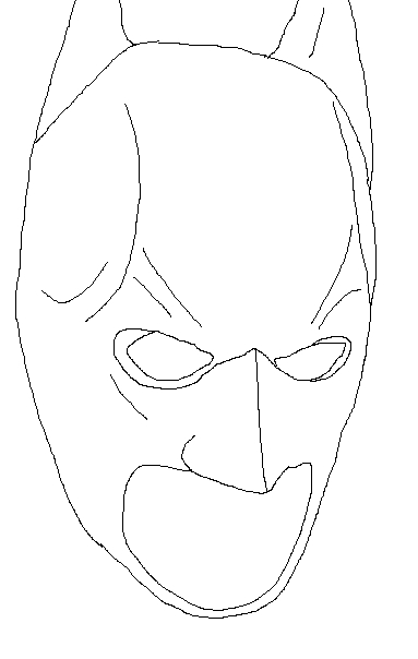 Batman mask by anakinskywalker