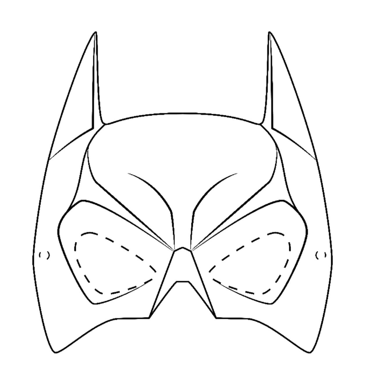 Mask coloring pages
