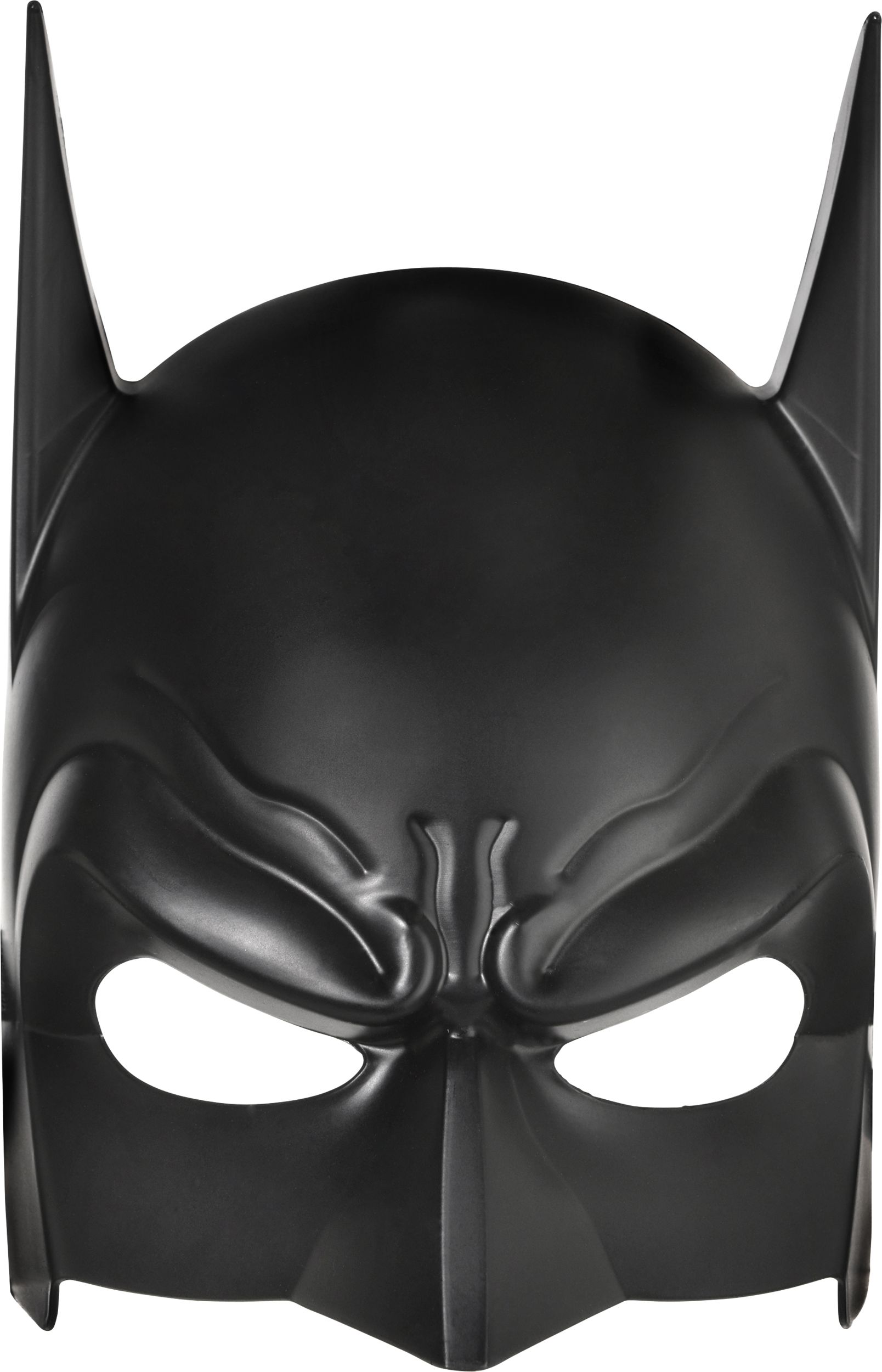Dc batman half face mask black one size wearable costume accessory for halloween party city