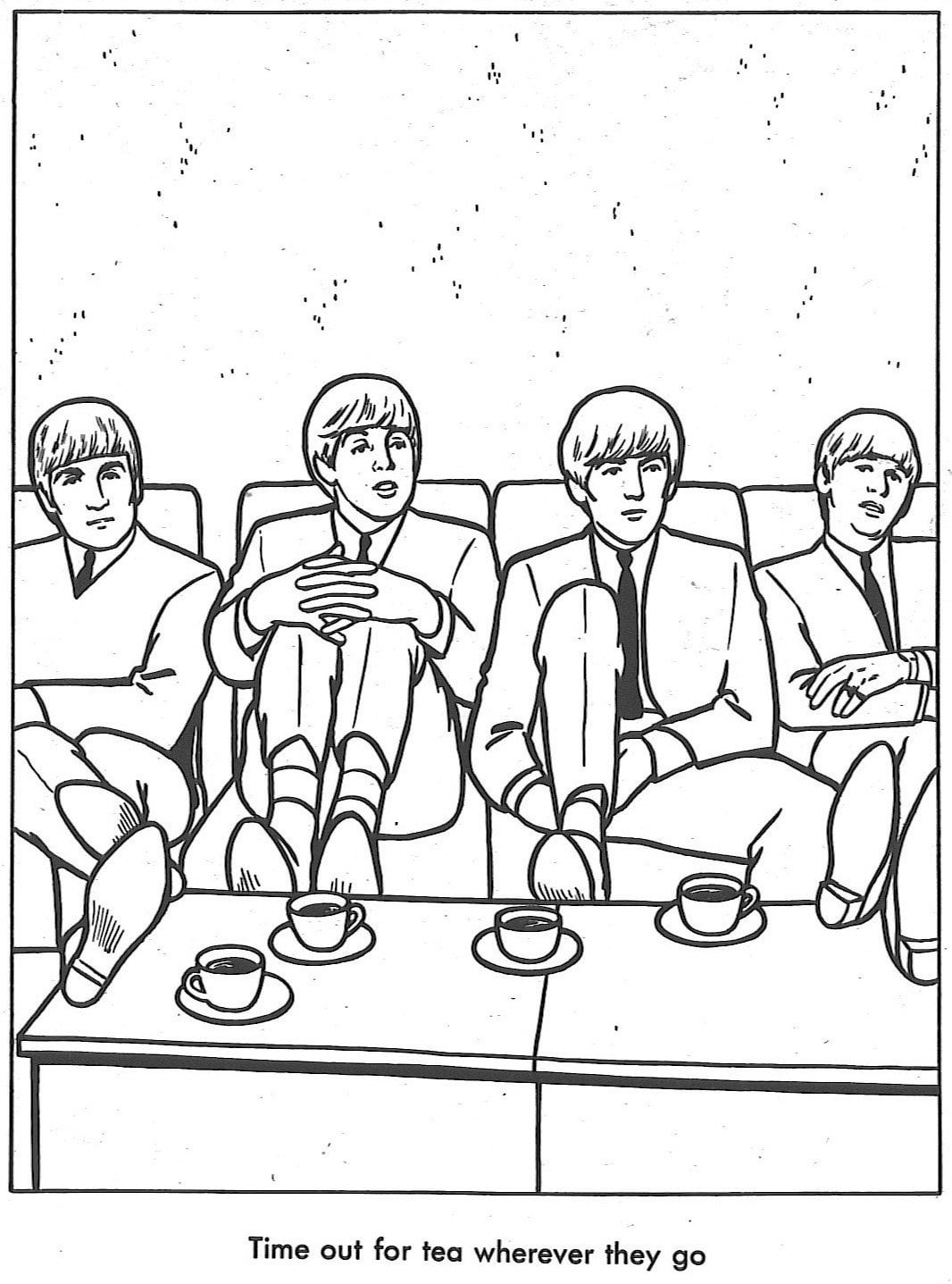 Coloring book beatles rbeatles
