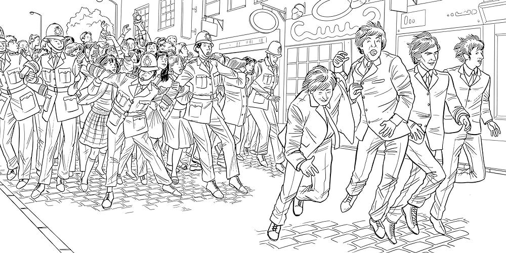 The beatles coloring book