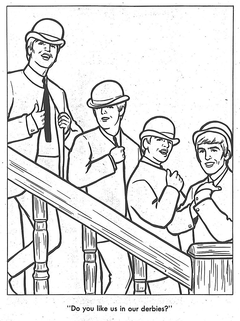 Does anyone have the official beatles coloring book from a pdf preferably rbeatles
