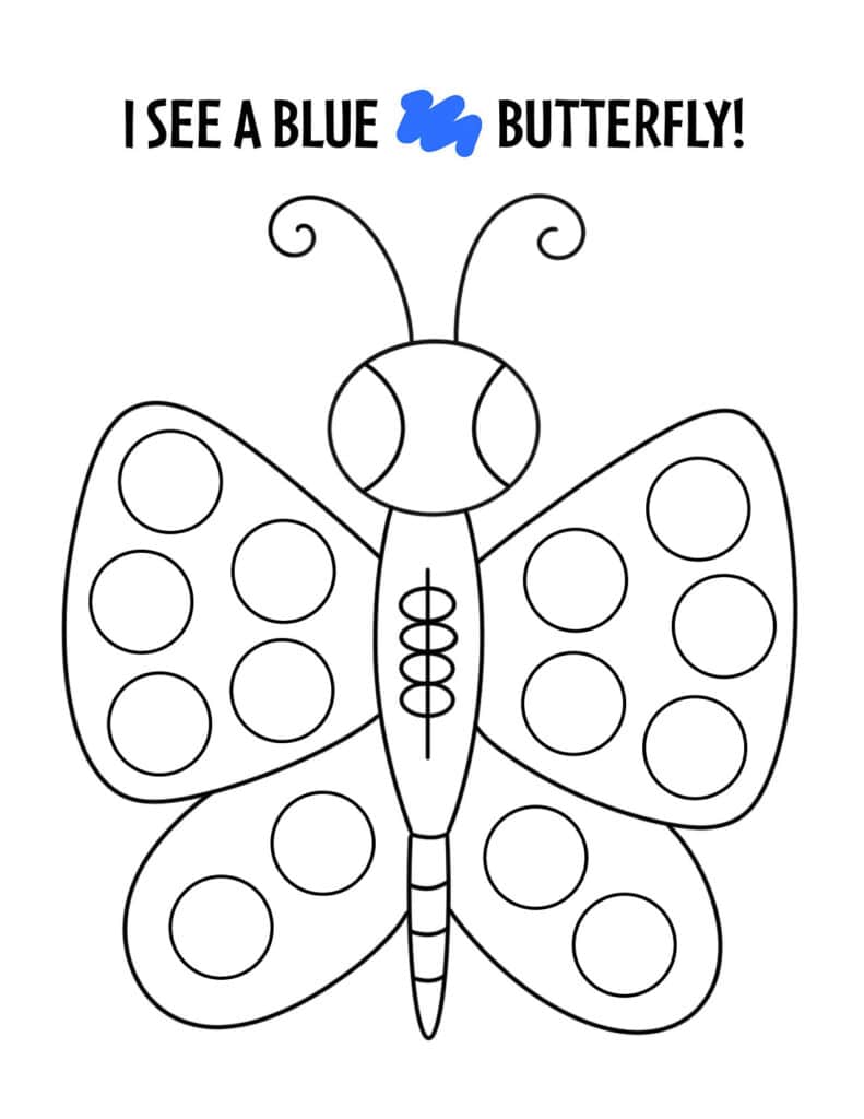 Blue color activities and worksheets for preschool â the hollydog blog