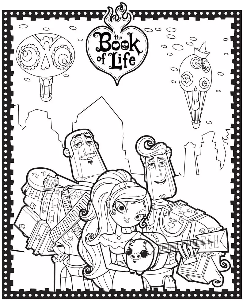 The book of life malvorlagen