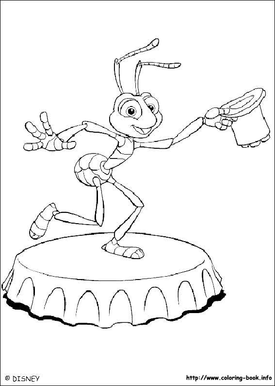 A bugs life coloring picture