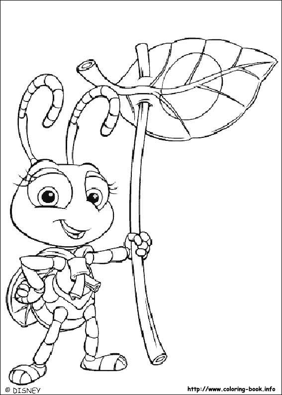 A bugs life coloring picture