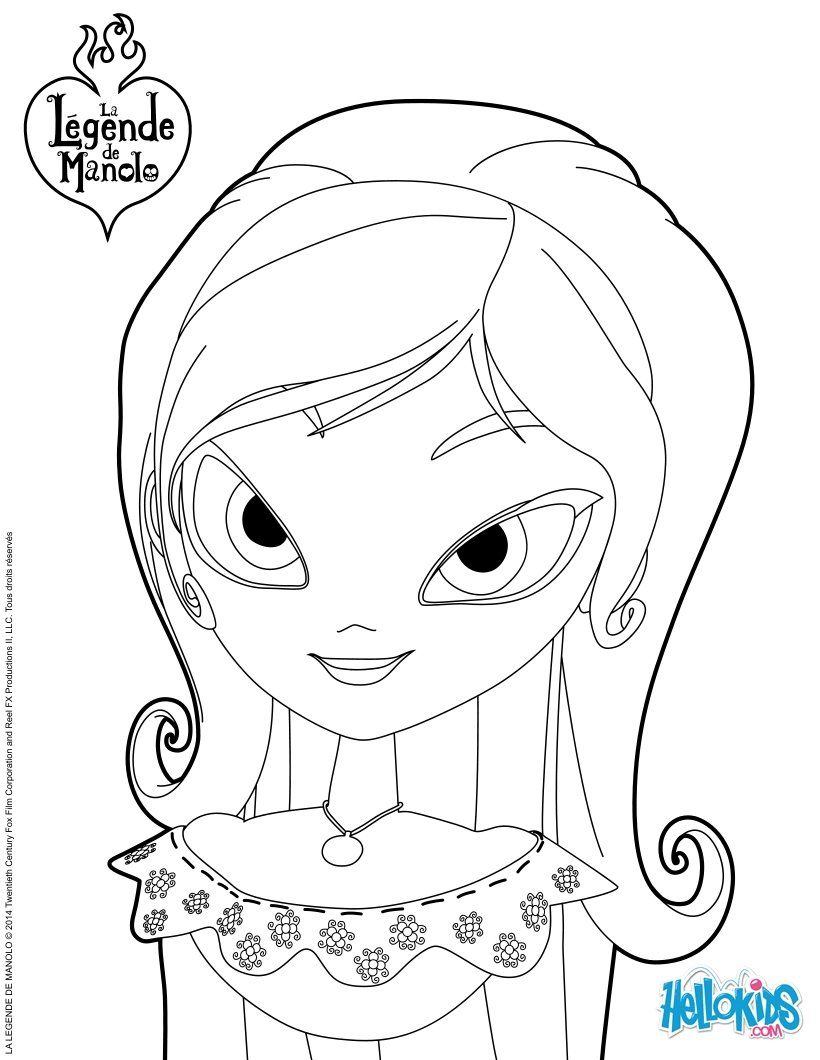 Coloring pages minion coloring pages book of life movie