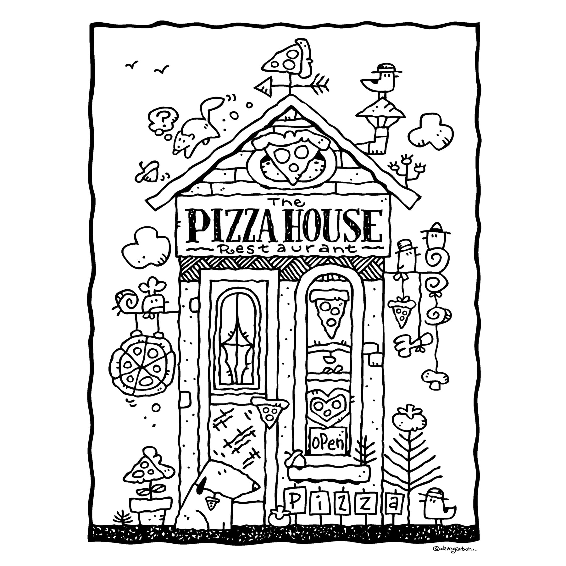 Simple life coloring book â dave garbot artist