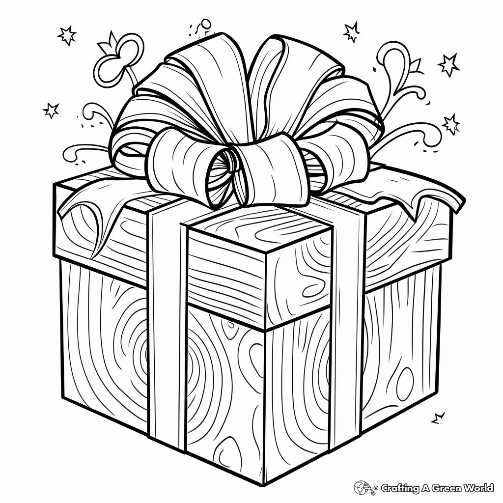Present coloring pages