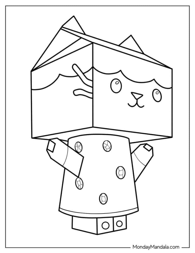Gabbys dollhouse coloring pages free pdf printables